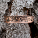 Pure Copper Magnetic Therapy Bracelet - Tree of Life Design Small