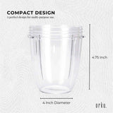For Nutribullet Small Short Little 18 Oz Cup - For 600W + 900W Model Replacement