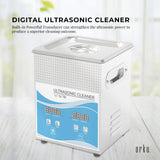 Orku 2L Digital Ultrasonic Jewellery Cleaner for Watches and Parts