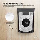Orku 400g Potassium Chloride Powder (KCl) - Food Grade E508 Salt Substitute