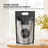 Orku 5Kg Fine Diatomaceous Earth - Food Grade FCC Fossil Shell Flour Powder