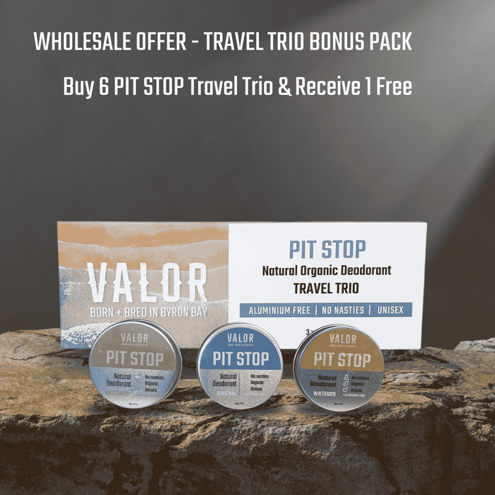 Pit Stop Deodorant Travel Trio W/SALE Buy 6 + 1 Free