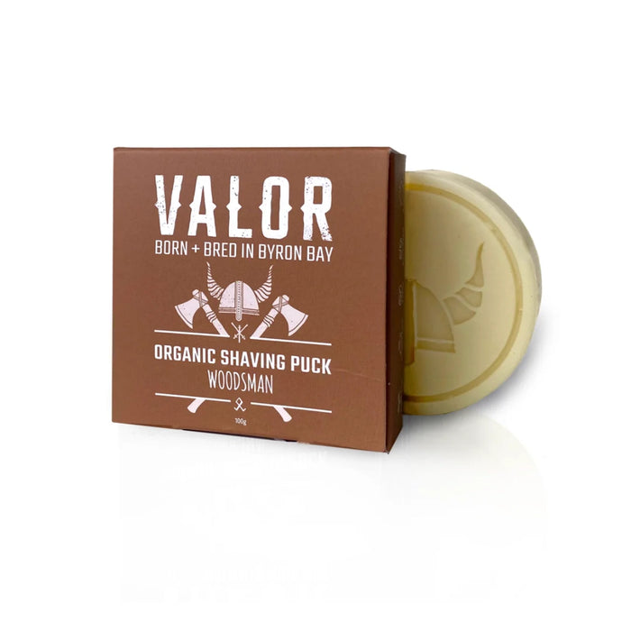 Shaving Soap Puck (Woodsman Scent - Cedarwood & Lemon Iron Bark)