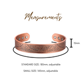 Pure Copper Magnetic Therapy Bracelet - Tree of Life Design Small