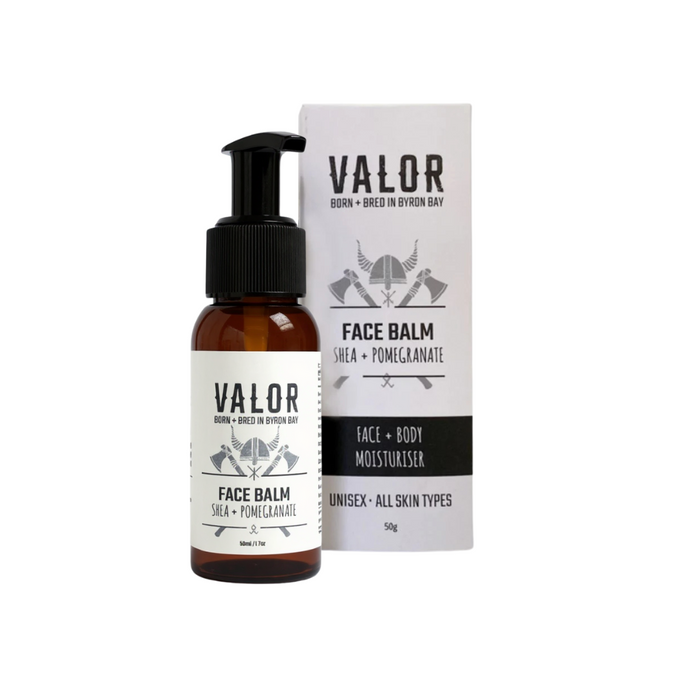 Valor Face Balm (Shea and Pomegranate)