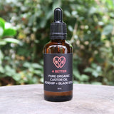 Pure Organic Castor Oil, Rosehip + Black Seed 50 mL - Amber Glass Bottle