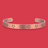 Pure Copper Magnetic Therapy Bracelet - Stars Design