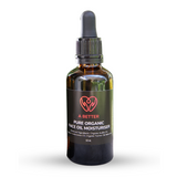 Pure Organic Face Oil Moisturiser 50mL Amber Glass Bottle