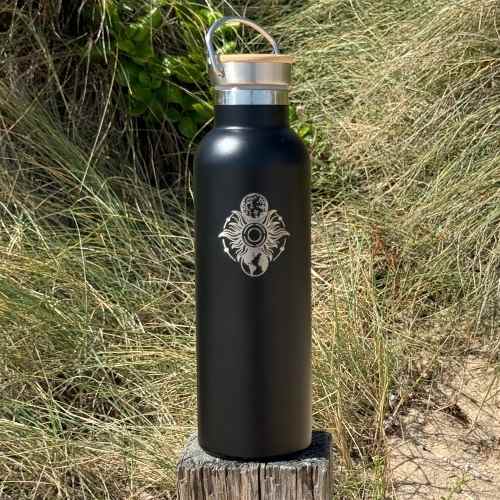 Pure Stainless Steel Double Wall Insulated Water Bottle